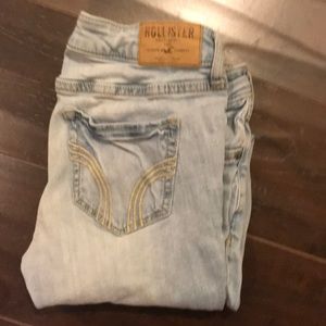 Super light blue jeans